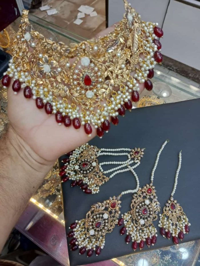 Bridal Set – Exquisite Premium Quality with Mixed Design: Perfect Fusion of Tradition and Elegance - Image 2